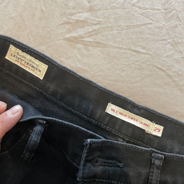 Jeans noirs Levi's Premium W29