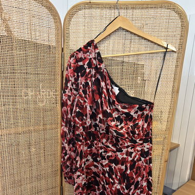 Robe à fleurs une manche Morgan