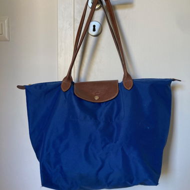Blue Longchamp bag