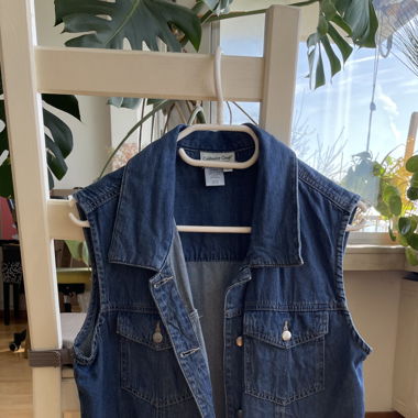 Jeans-Weste