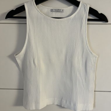 Top a coste bianco