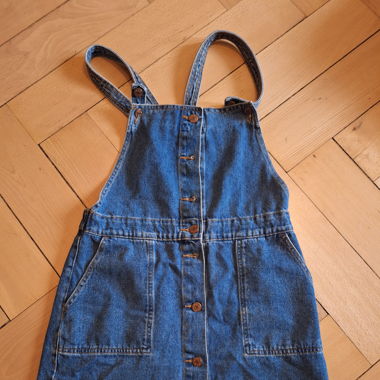 Jeans Latzkleid