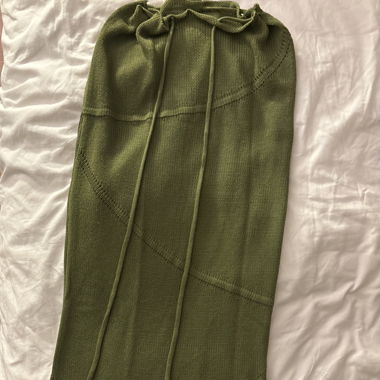 Long Knitted Skirt 