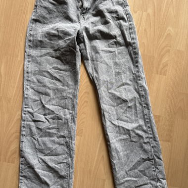 Pantalone grigio slavato taglio dritto 14 anni