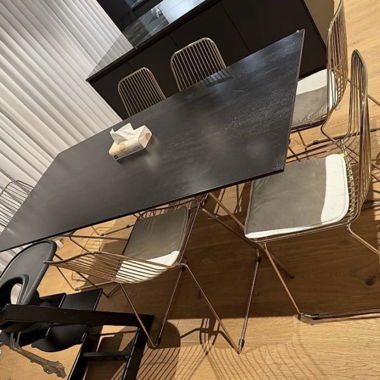 Esstisch-Set mit 6 Stühlen