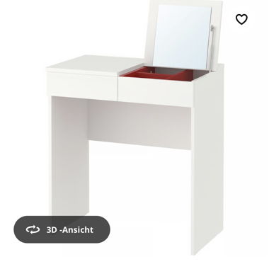 Schminktisch und Hocker