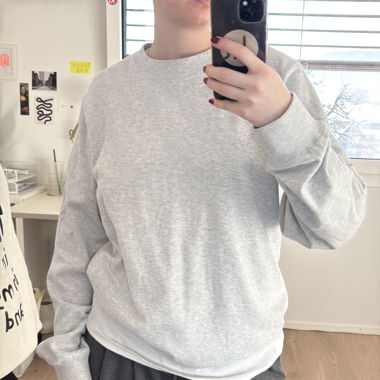 Grauer Brandy Pullover (one size)