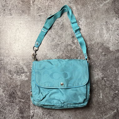 Borsa a tracolla turchese
