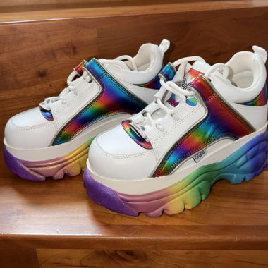Buffalo London Rainbow Platform Sneakers
