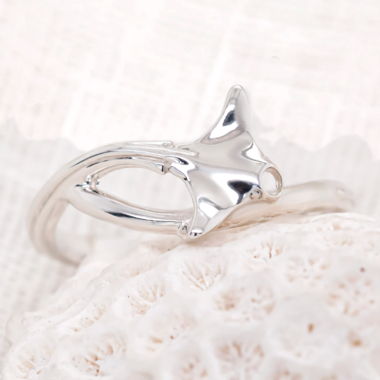 Silberring Manta Rochen🪸🐚