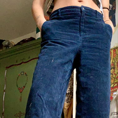 Carin Wester - Cordhose - blau - Tall