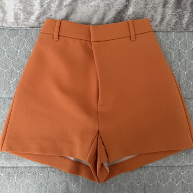 Jupe-short orange