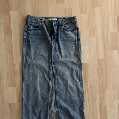 Mango Denim Midi Skirt