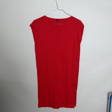 Red Benetton Tshirt Dress