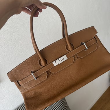 Sac en cuir marron