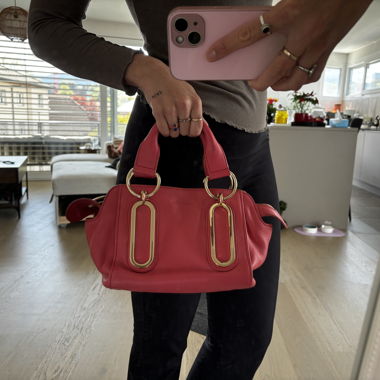 Borsa a mano corallo See by Chloé