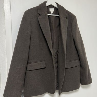 Blazer oversize en laine