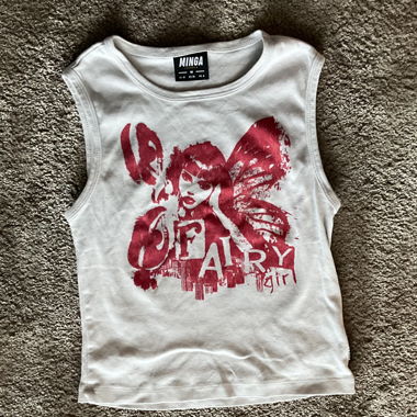 Minga London fairy crop top