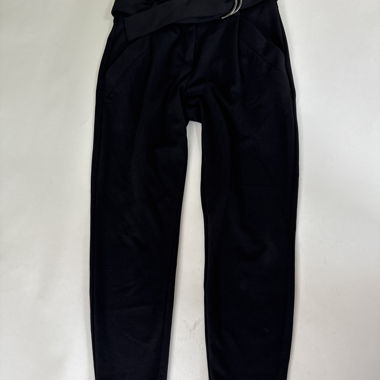 Pantaloni neri con cintura