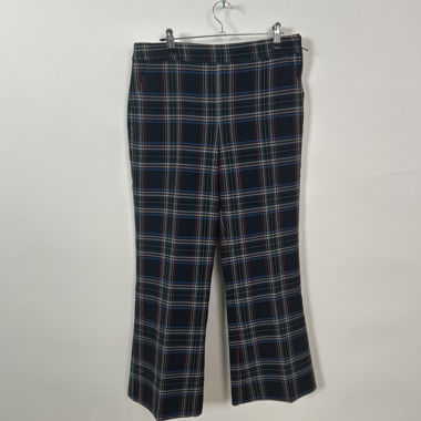 Pantalon court à carreaux Zara
