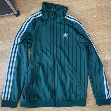 Giacca Adidas da ginnastica verde