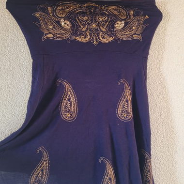 Cute Strapless Summer Dress