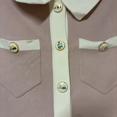 Abito senza maniche rosa Maje T34