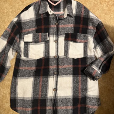 COSMOPOLA check shirt jacket