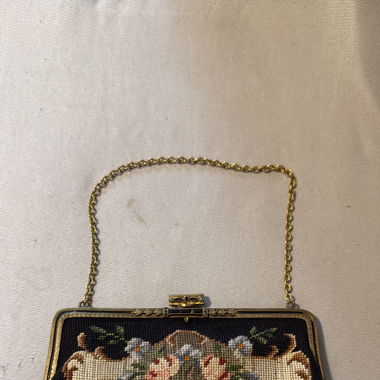 Antike Petit-Point Handtasche von 1900