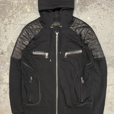 Balmain x H&M - Maglione con zip Giacca Nera - M