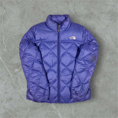 vintage womens the north face puffer jacket purple