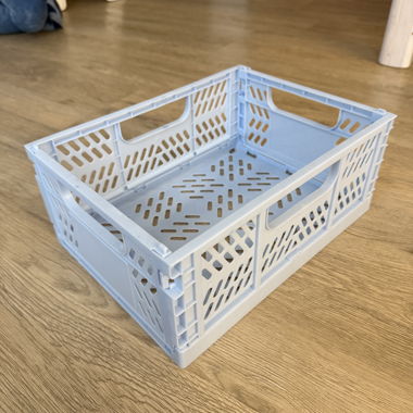 Cassetta di plastica pieghevole