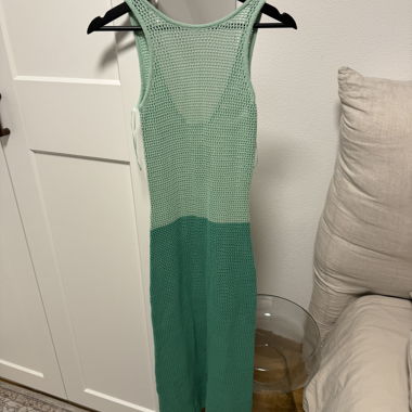 Abito in maglia verde MNG