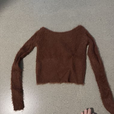 Pull moelleux marron