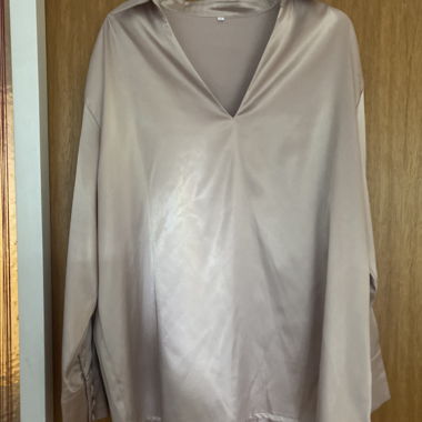 Chemise tunique dorée 