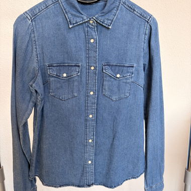 Denim Shirt with Pockets