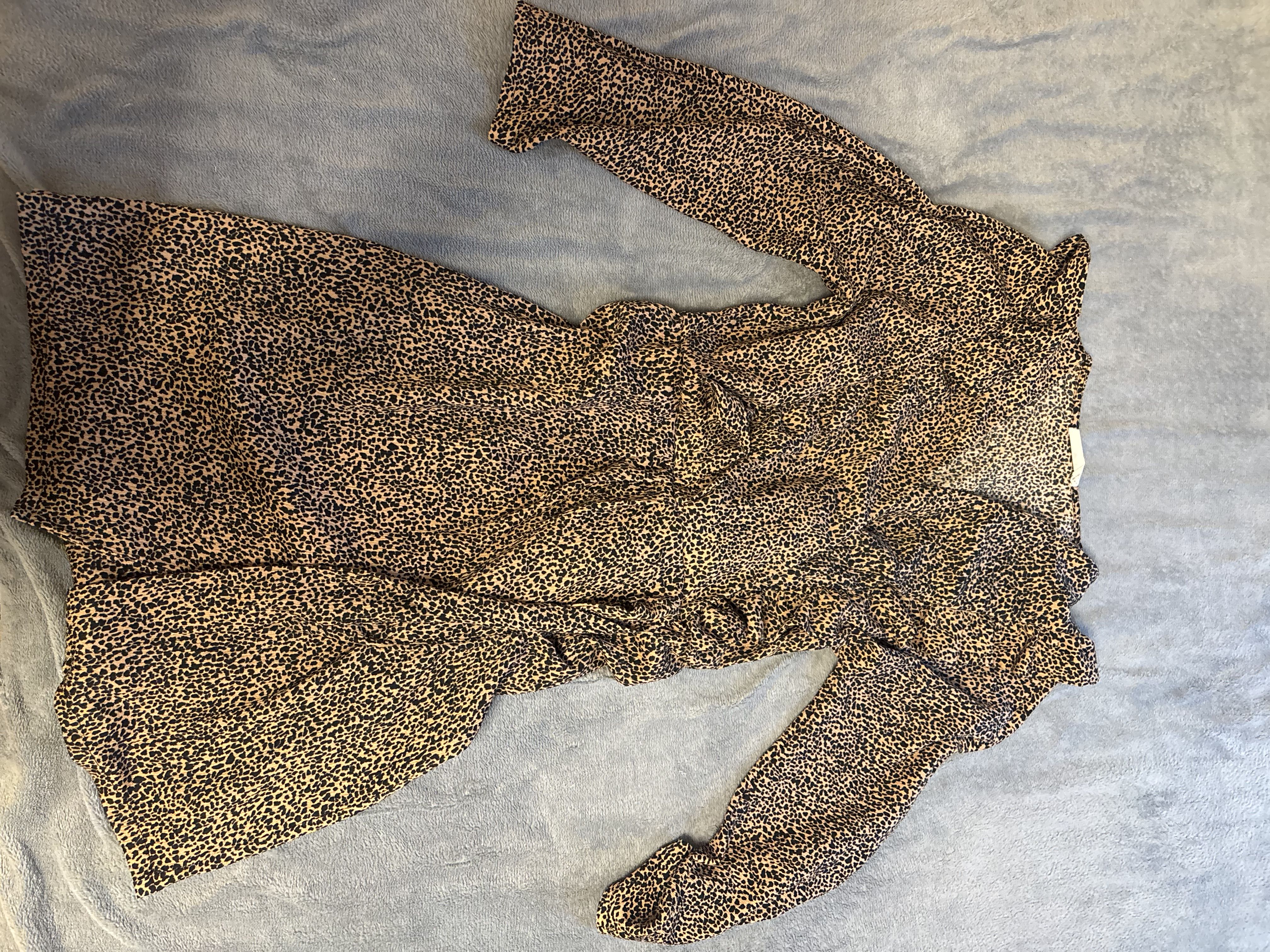 MNG Leopard Dress