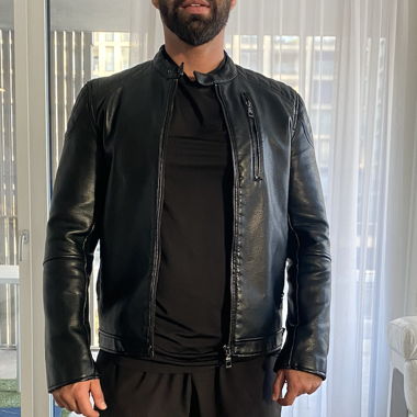 Zara faux leather jacket