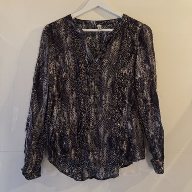 Snake Pattern Blouse