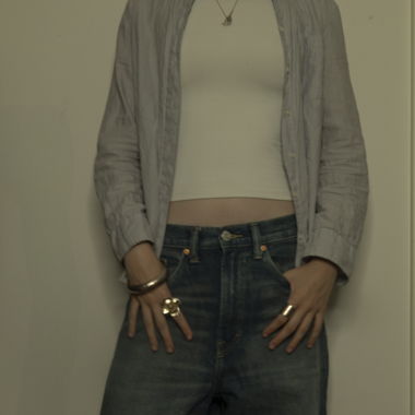 Baggy Indigo Jeans 