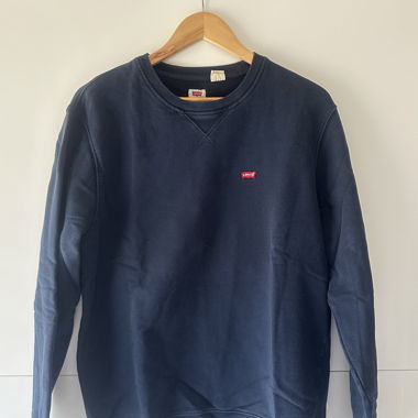 Felpa Levi’s blu scuro, taglio regular, taglia M
