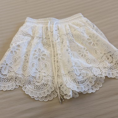 Shorts in pizzo bianco – 100% cotone 