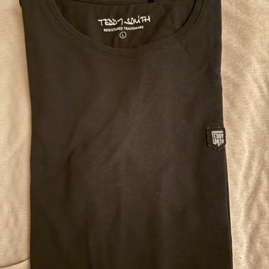 T-shirt nero Teddy Smith