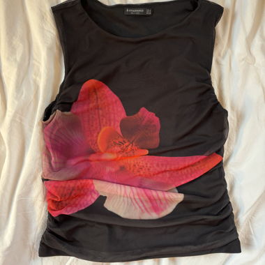 Top sans manches noir Stradivarius