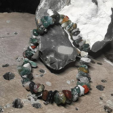 Bracciale di Chips in Agata Indiana