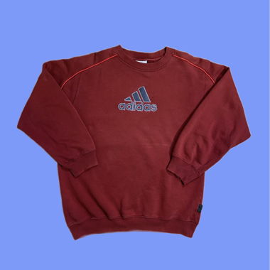 Maglione vintage rosso Adidas