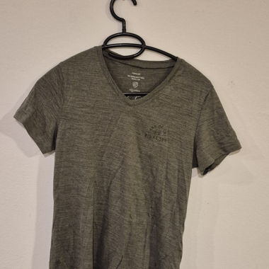 T‑Shirt aus Merinowolle FORCLAZ grau