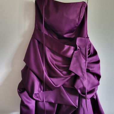 Lilac Satin Dress by Your Sixth Sense