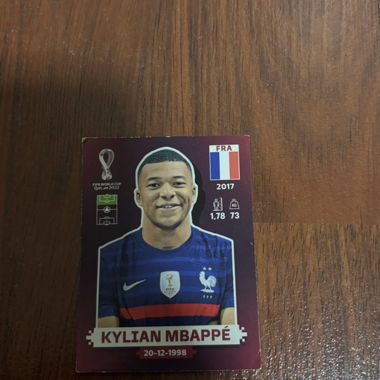 Autocollant Panini de Kylian Mbappé