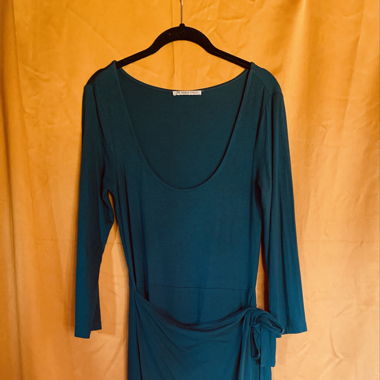 Robe verte émeraude 